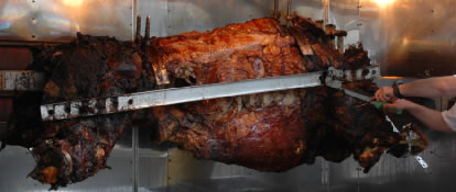 Ochs am spiess auf Ihrer Location